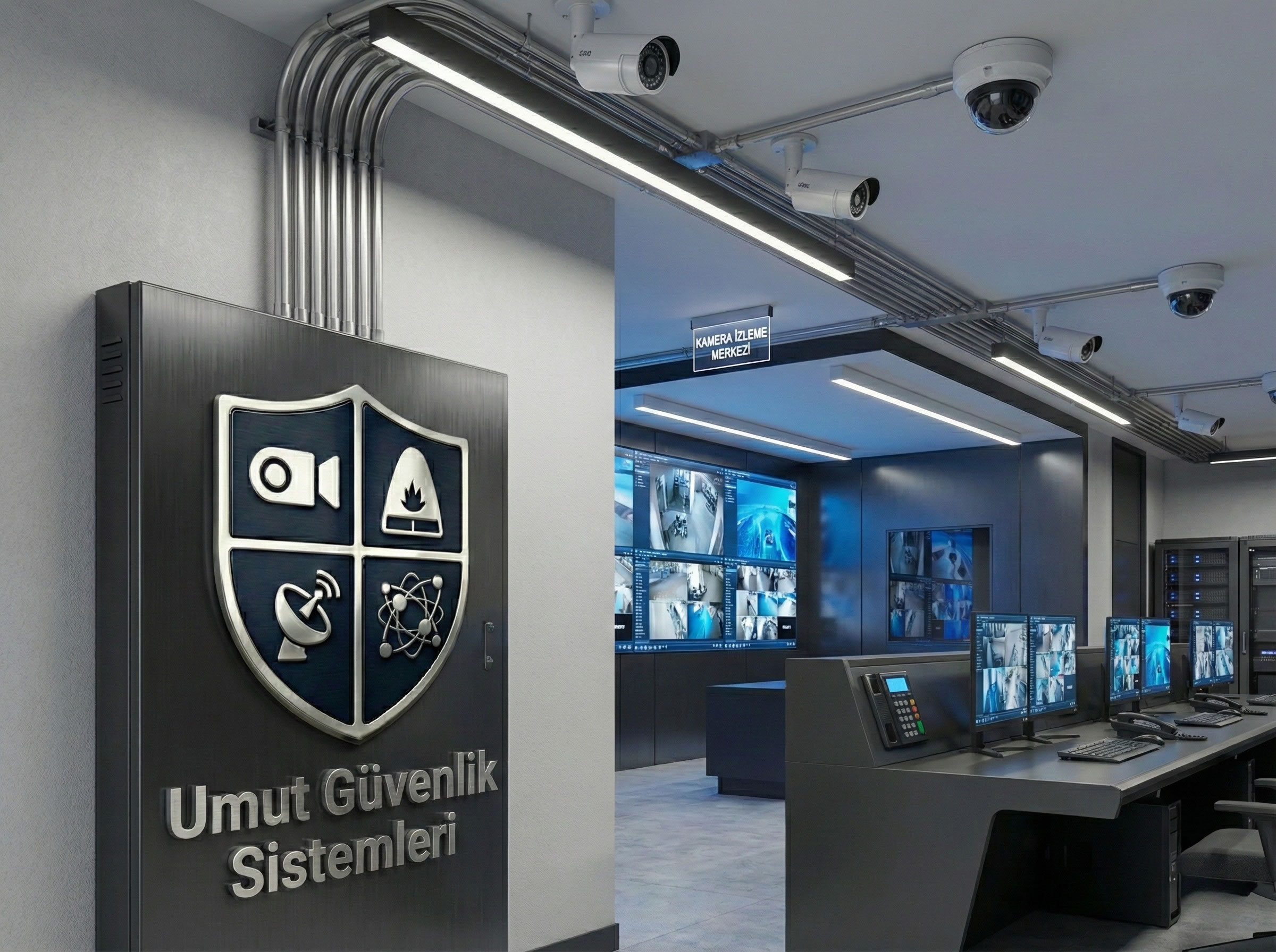 Balıkesir güvenlik kamera sistemi kurulumu - IP kamera ve dome kamera - Umut Güvenlik